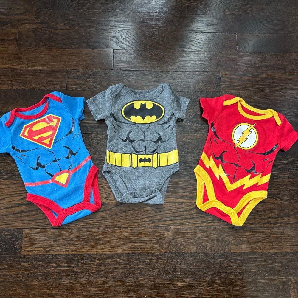 Justice League Onesie Set